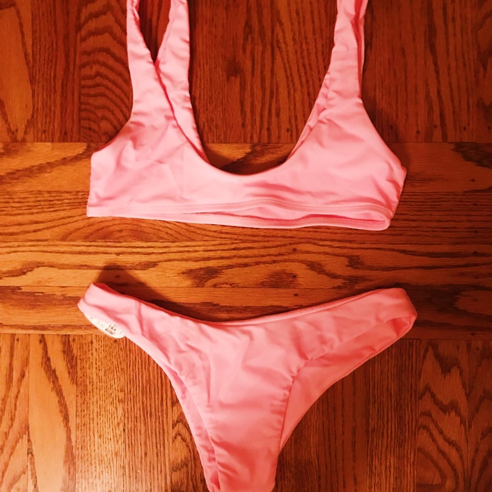 Pink bikini